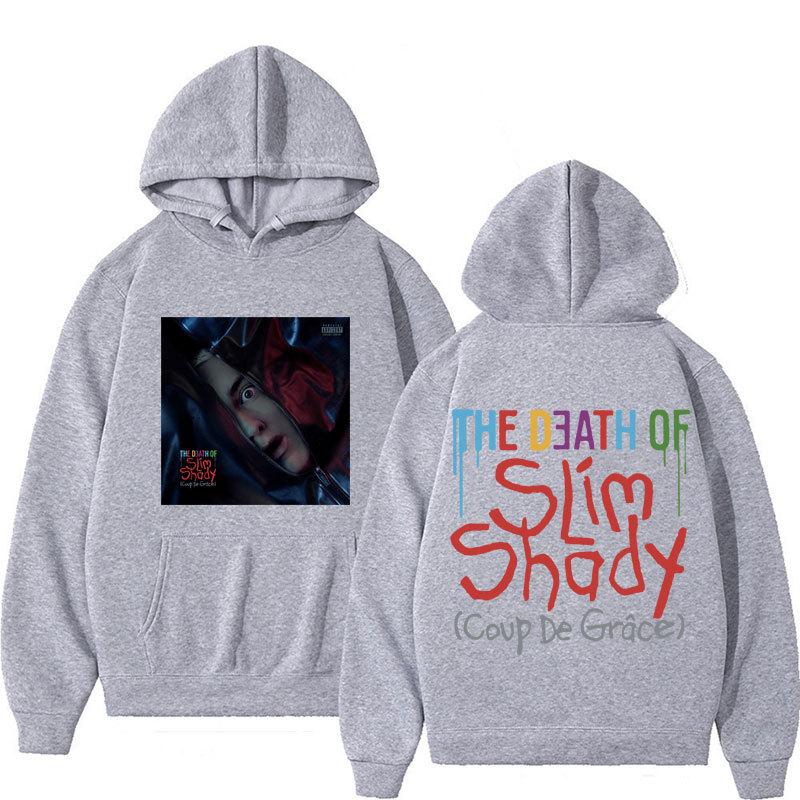 Limited Eminem The Death of Slim Shady Hoodies Men Fashion Printed Hoodie Casual Sweatshirt Hoodie Harajuku Menhoodie Clothing