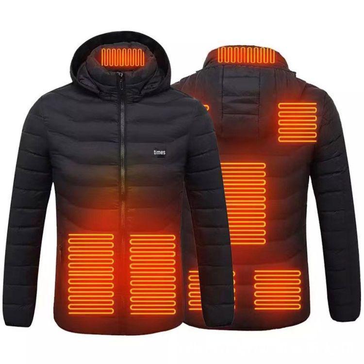 Smart Heated Cotton Coat - Outdoor Electric Heating Suit