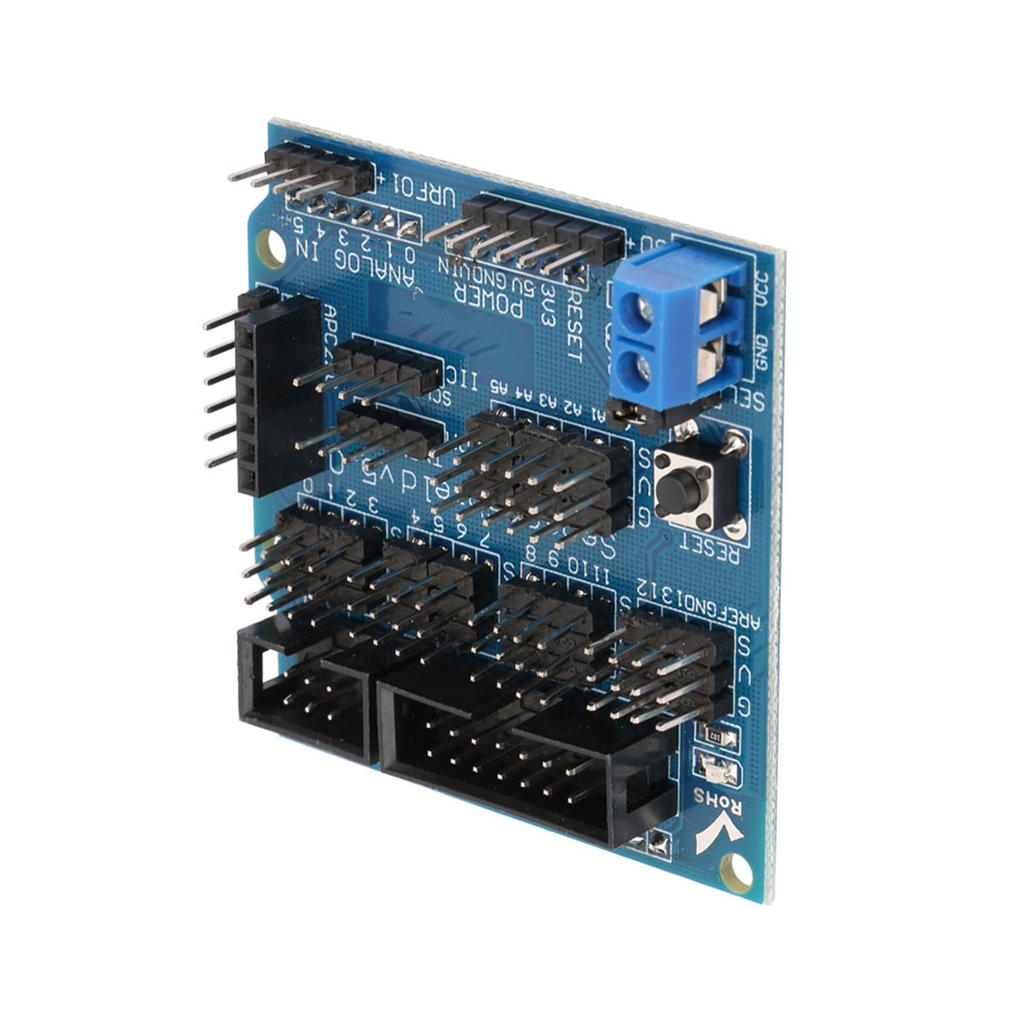 Sensor Shield V5.0 Erweiterungsboard-Modul Unterstützt Ultraschallsensor-Port, 12864 SP-Port