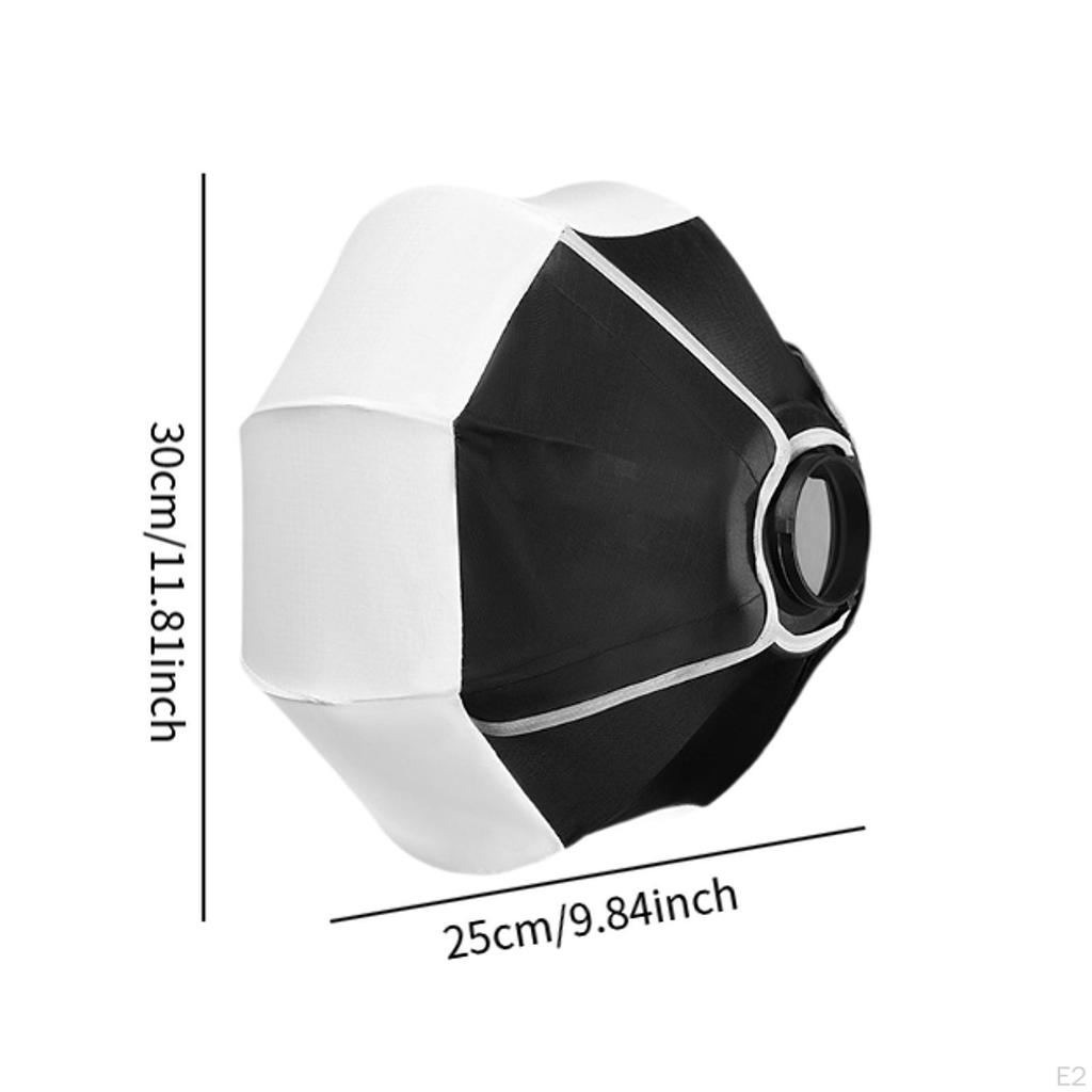 Softbox ve tvaru míče Rychloupínací lehký přenosný profesionál 30 cm pro držák Mini Bowens