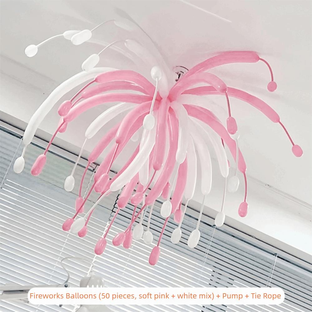 50pcs Multicolor Long Strip Balloons Latex DIY Accessories Latex Balloons Mixed Color Photo Props Dopamine Colors Balloons 10inch