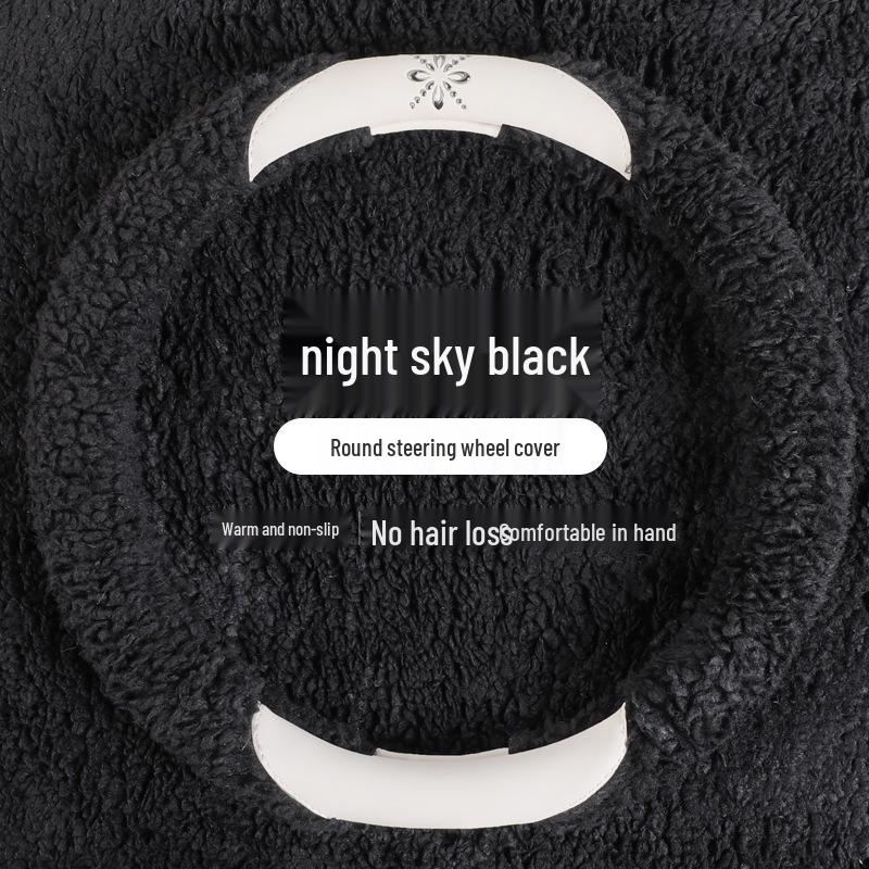 Damen Winter Kamelie Plüsch Lenkradbezug - Warm und Weich