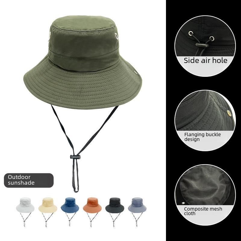 Tactical Outdoor Fishing Hat For Men Uv Protection Breathable Summer Wear For Fishing Trips