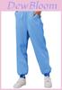 Women High Waist Loose Jogging Pants With Pockets For Casual Lounge Wear Spring