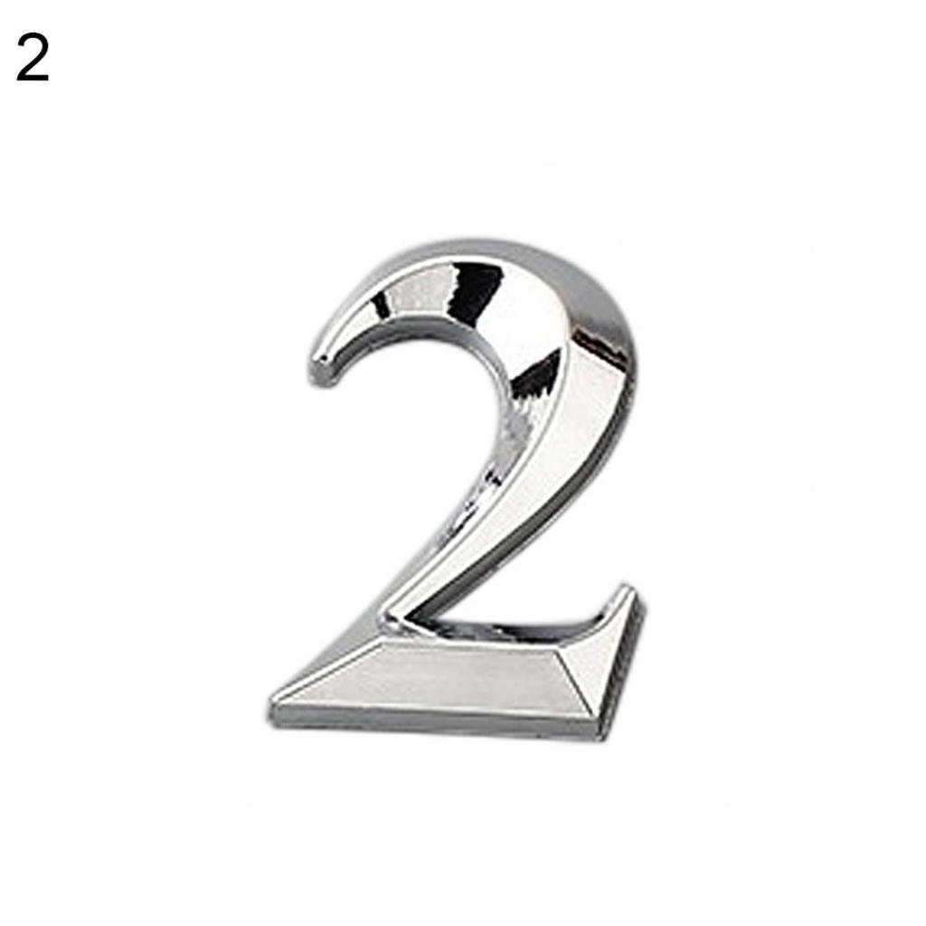 Plated House Door Plaque Address Number Digit Figure Plate Sign Office Address Hotel Home Decor