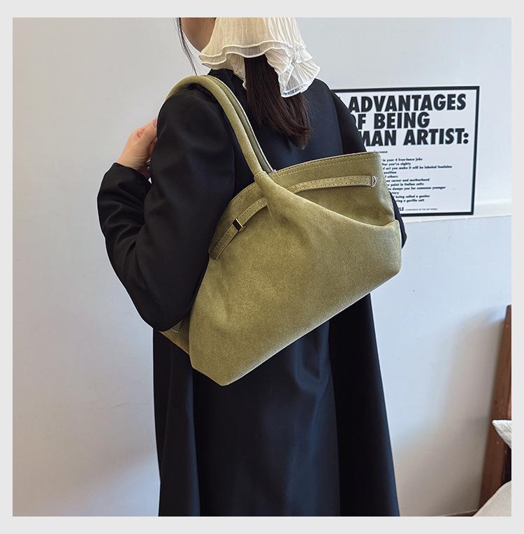 2025 Dámská retro matná taška: High-End, Jednoduchá, Jednoramenná Kabelka
