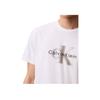 Calvin Klein Minimalist Comfortable Versatile Casual Gradient Pattern Round Neck Short Sleeve T-Shirt Men Tops Bright-White 4RB845G-110