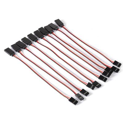10PCS 150mm Servo Extension  Wire Cable Cord For Futaba JR Male To Female