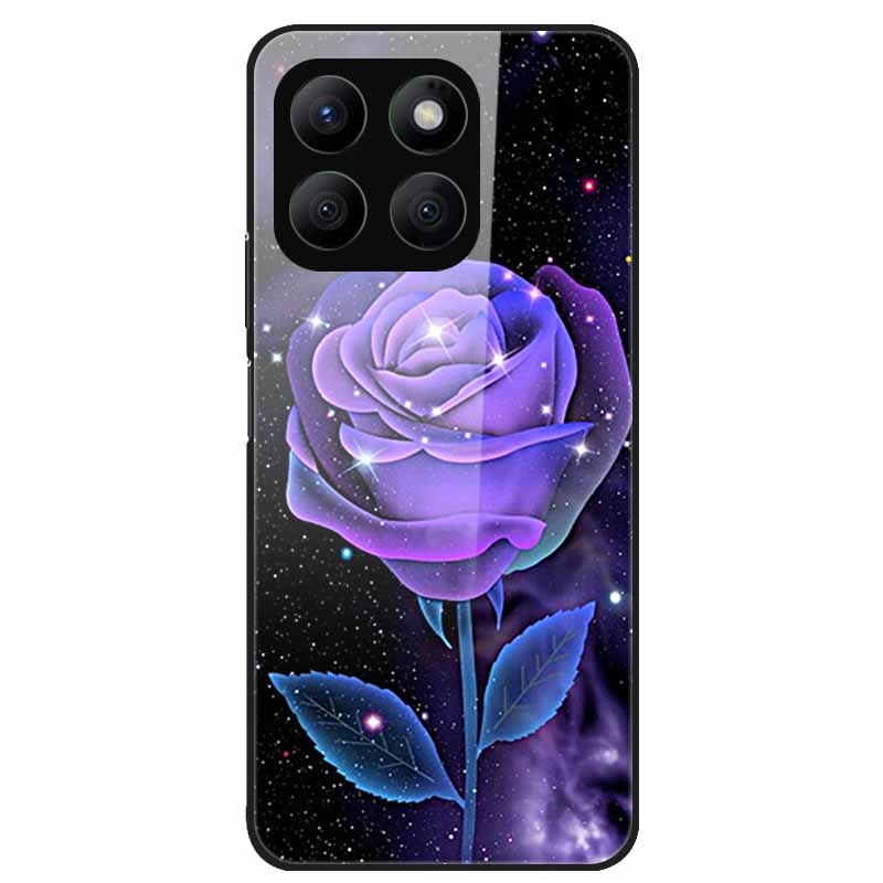 For Honor X8C Case Tempered Glass Hard PC Back Shell for Honor X8C 4G Phone Cases Bumper Covers for HonorX8C X 8C Fashion Shells