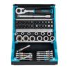 Coffret de douilles et embouts - HAZET - 51 pièces - Hex / Carré 1/4 - Polyvalent - Efficace