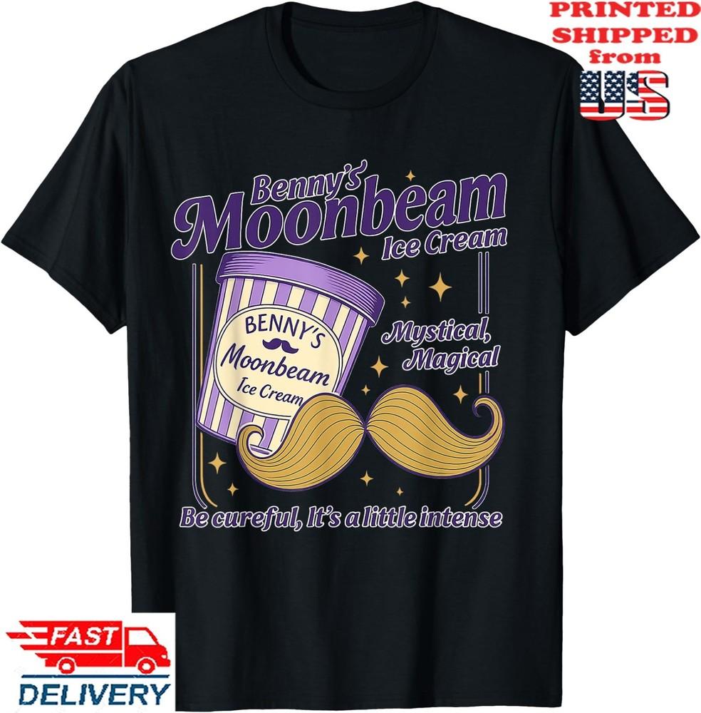 Vintage Moonbeam Ice Cream Truck Retro Double Scoop Popsicle T-Shirt, Unisex Tee Unisex T-Shirt M