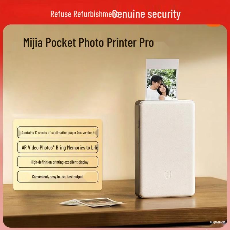 Xiaomi Mijia Portable Photo Printer CN Plug (adapter Included)