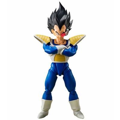 Figurine - TAMASHII NATIONS - Dragon Ball Z Vegeta - 24000 Power Level - 14 Cm - 14 Points D'articulation