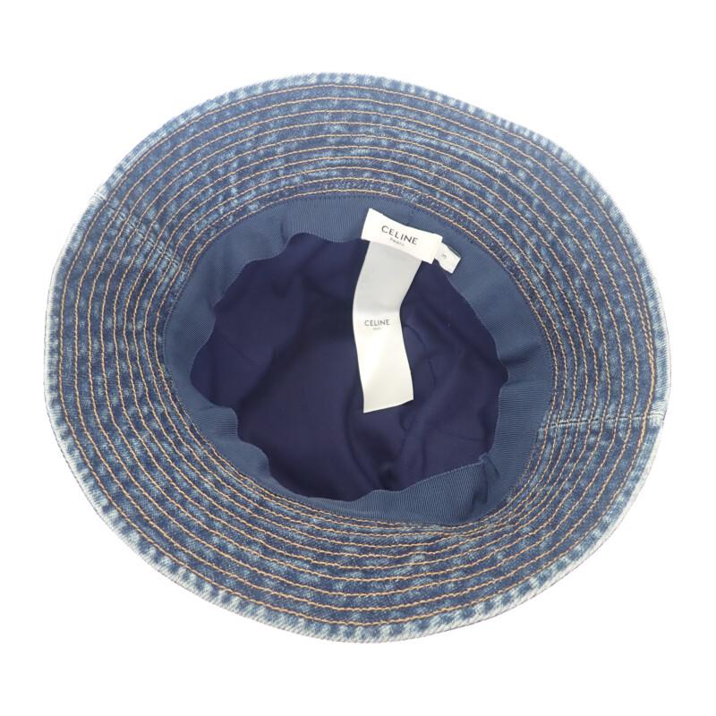 CELINE  S hat blue cotton mens