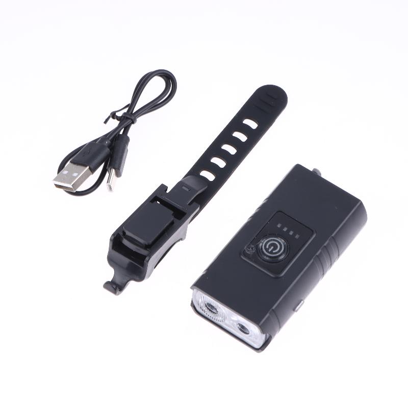 Luce per Bicicletta Ricaricabile Mini Luce di Sicurezza Notturna Fanale Posteriore Lampada per Bicicletta Anteriore Posteriore LED Evidenziazione Fanale Posteriore da Ciclismo Luce per Bicicletta