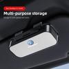 Valve Stems Caps Keychain Car Glasses Clip Sunglasses Box Sun Visor Eyeglasses Card Ticket Holder For Volkswagen VW RLine R Golf zw4
