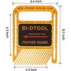 Featherboards, Adjustable Woodworking Safety Device Feather-Loc for Table Saws Band Saws Router Tables Fences Woodworking Tools, 6.3 Inch Extended