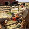 VEVOR Gas Powered Chainsaw 457.2 mm 52CC 2kW 2 Stroke Engine Gas Chainsaw, for Wood Cutting, Tree Trimming & Land Clearing, Throttle-Synced Choke