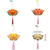 Handheld Lanterns for Traditional Chinese Celebration Waterproof Moon Festival Light with Soft Lighting Home Decoration