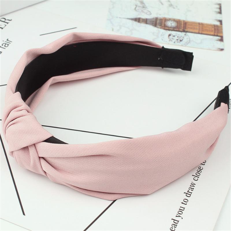 Fashion Solid Fabric Headbands For Women Hair Bands Hoop Girl Headwear Washing Clips Cute Basic Hairbands Hair Accessories
