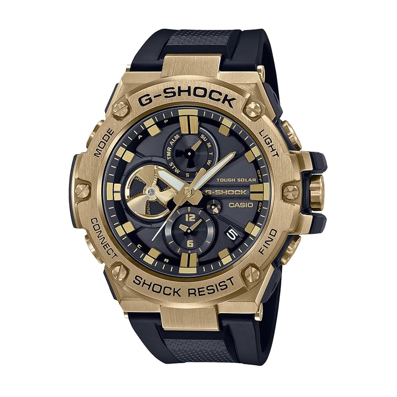 

[Casio] watch G-Shock [] G-STEEL Bluetooth mounted solar GST-B100GB-1A9JF men s black