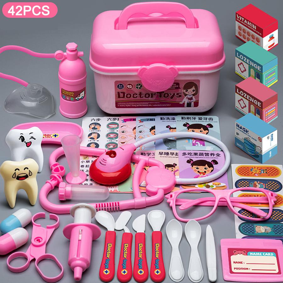 

Deluxe Kids Doctor Play Set with Medical Tools, Baby Doll & Doctor Coat Pretend Role Play Toy Kit