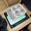 Car Central Control Refrigerator Silicone Pad Fit For BYD Leopard 8 Modified Auto Refrigerator Limit Fixed Grid Anti-slip Pad