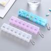 Small Portable Travel Vitamin Box Pill Cases Container Organizer Storage Tablet 7 Day 7 Grids Medicine Fish Oils