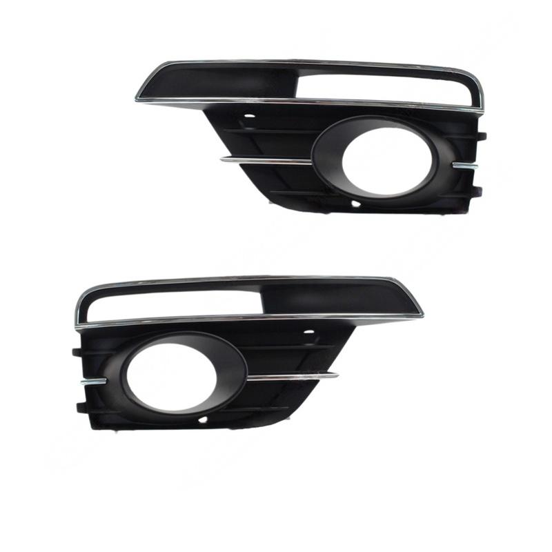 Front Lower Bumper Fog Light Grill Cover ert For Beetle 2016 To Right Side 5C5854662J Black Silver ABS Plastic Auto Part
