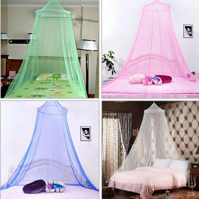 Mosquito Bed Net Curtains Canopy Round Insect Reject Net Netting Dome Tent Bed