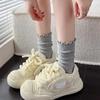 Fashionable Sweet College Style Lace Hollow Breathable Stacked Socks