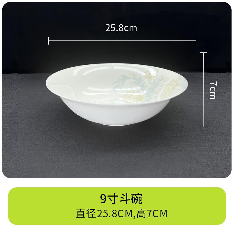 Ceramic Tableware, Plates, Dishes Set, Simple Bone China Tableware