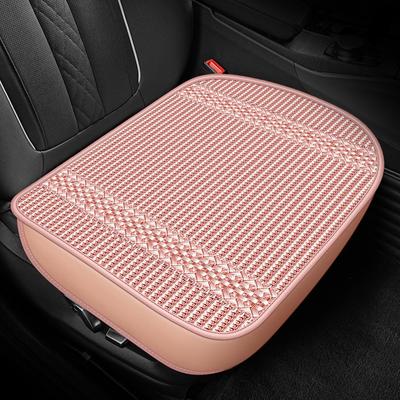 Capa de almofada para assento de carro Ice Silk Cool Summer, tecido respirável, universal, para assento dianteiro e traseiro, tapete legal, acessórios para interior de automóveis