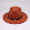 Four Seasons Men's Hat Women's Wool British European, American and Western Cowboy Hat Belt Jazz Hat