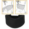 Black Sponge Neck Brace Protection Cervical Collar Support Pain Relief for Outdoor Fitness(S)