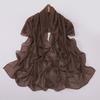 High Quality Chiffon Long Scarf With Heart Star Rhinestone Ethnic Headscarf