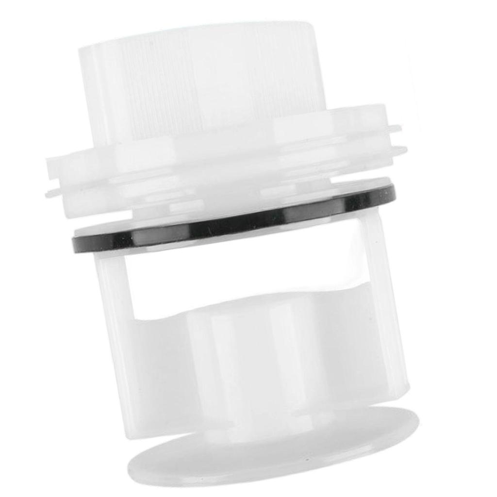 Plastic Washing Machine Drain Pump Cover Assembly Reliable Water Stopper Overflow Protection for Laundry Use