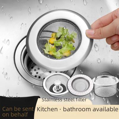Filtro di Scarico Deodorante in Acciaio Inossidabile per Cucina e Bagno