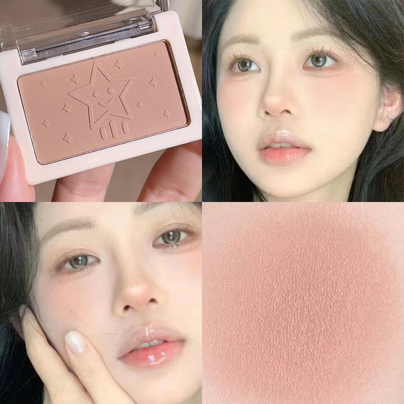 Single Blush Single Honey Powder Powder Natural Whitening Highlight Brightening Rouge 6 Colors Available