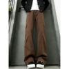New American retro style tooling jeans summer new thin loose straight trousers men
