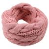Thickened Knitted Scarf Solid Color Warm Scarves Simple Wool Bib  Men