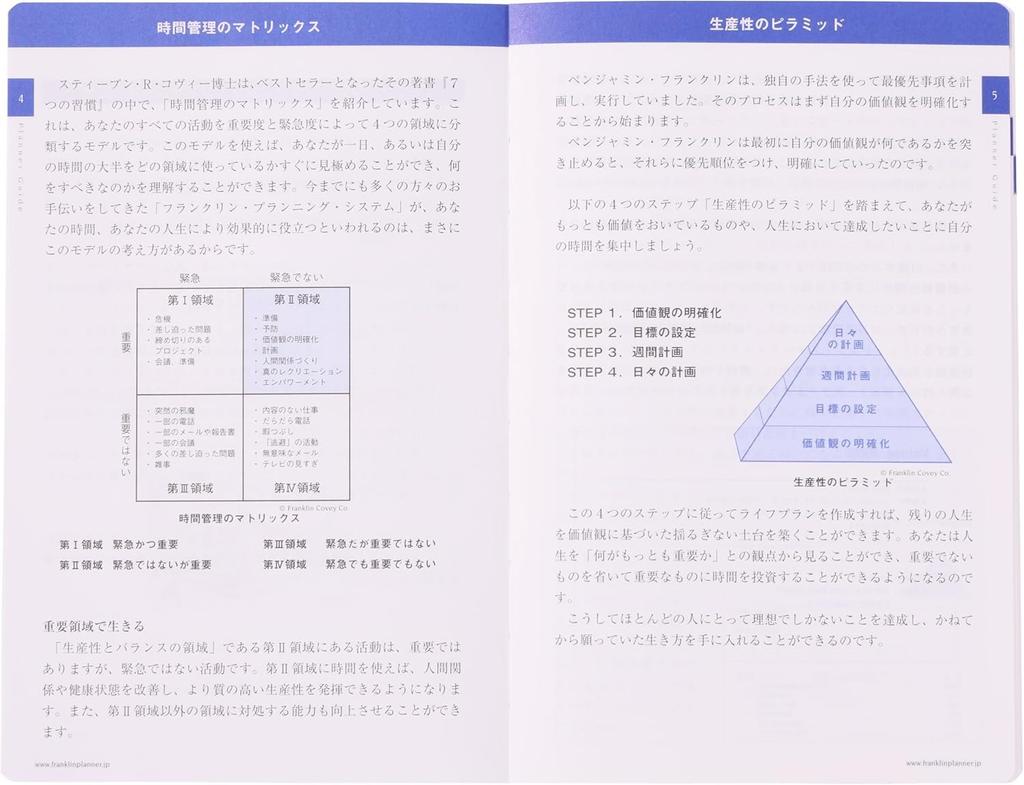 Franklin Planner Organizer, One Page Per Day, Starting April 2026, B6, PVC, Black, 86782