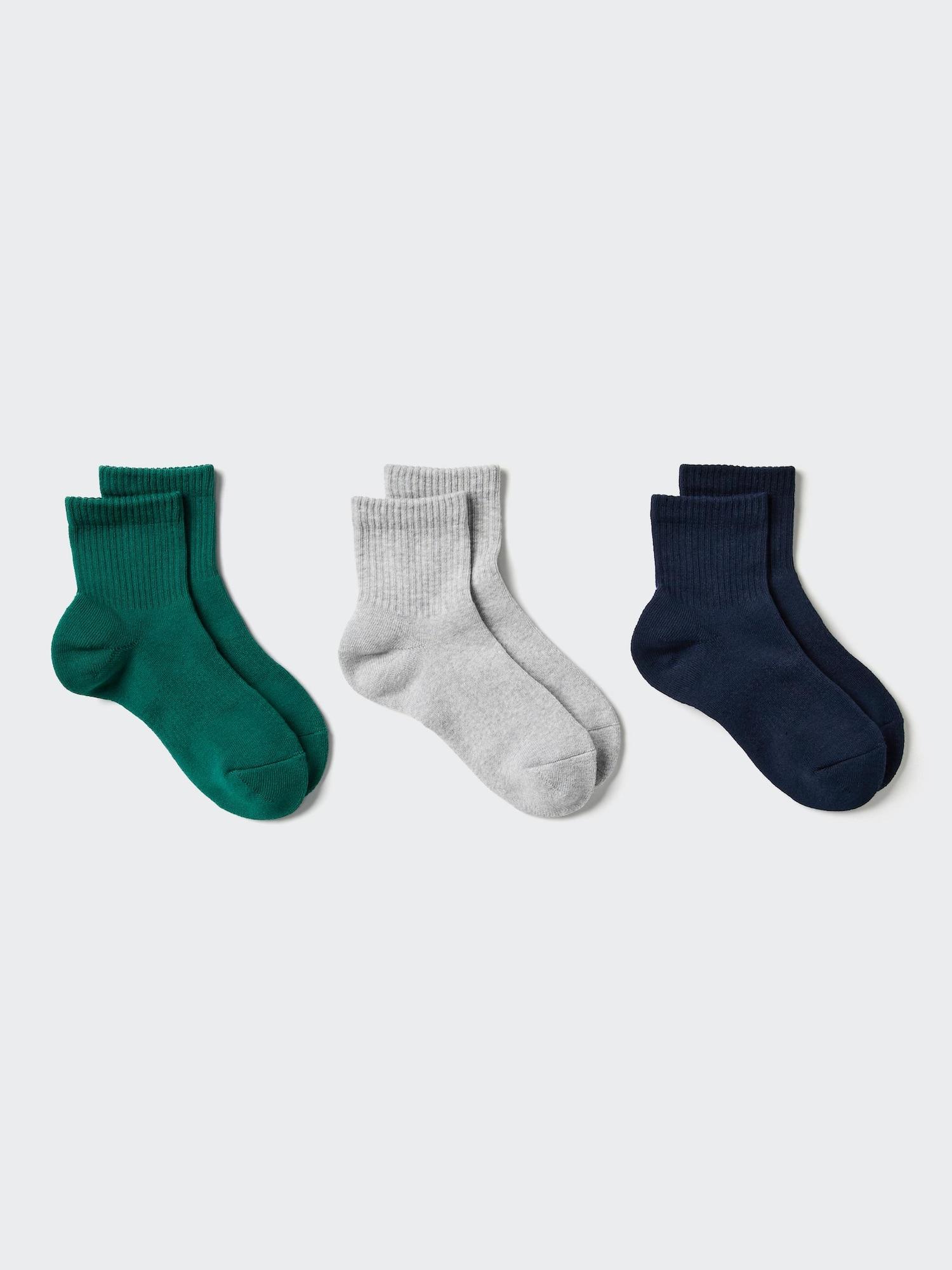 

Uniqlo Japan Regular Socks 3 Pair Set Rib Pile 55 GREEN/2426