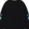 WE11DONE Ss26 Spray Logo Long Sleeve Casual T-Shirt Unisex Tops WD-TS1-26-784-U-BK