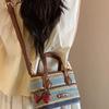 Nanfeng Feedback Honey Language Woven Water Bucket Crossbody Bag