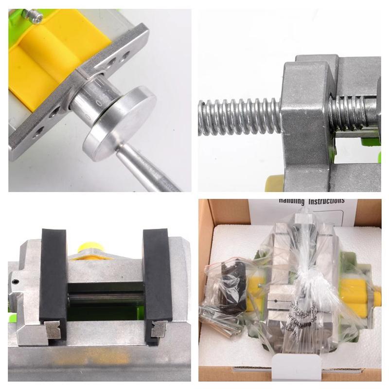 2 In 1 Milling Drilling Vise Swivel Base Compound Workbench Cross Workbench Precision Heavy Duty Cross Vise For Drilling Machine