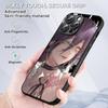 Reze Japan Anime Girl Cool Pattern Phone Case For iPhone 16 15 14 13 12 11 Plus Pro Max  High-end Luxury Magsafe Sheepskin