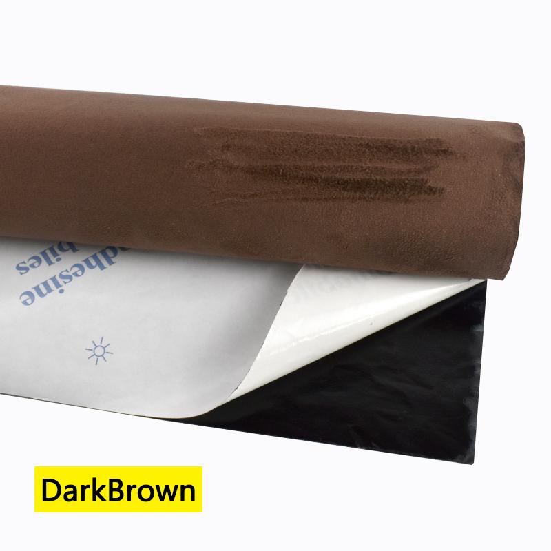 20x30-100*143cm Synthetic Leather Self-adhesive Fabric Suede Adhesive Fabrics By Meter Car Interior Door Velvet Cloth DIY Trims