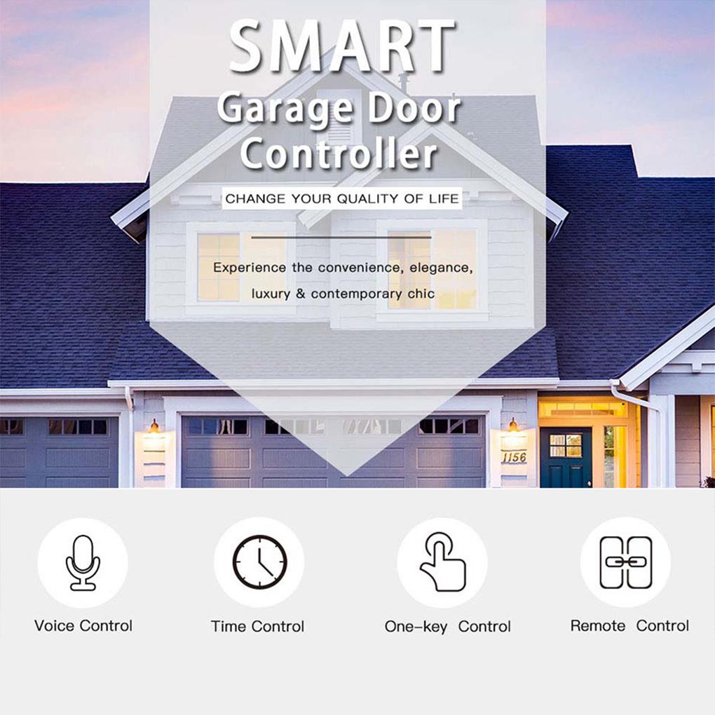 Smart Wi-Fi Garage Door Opener Controller Garage Accessory APP Remote Garage Door Motor Kit US US Plug
