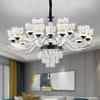 Chinese Style Luminous Crystal Chandelier: Modern Luxury Lighting for Living Rooms and Halls